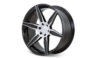 Ferrada FT2 Wheels Rims 24x10 6x135 Machined Black 30mm | FT224106135MA30