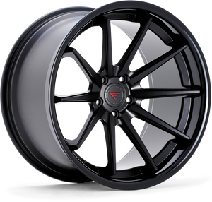 Ferrada FR4 Wheel 20x10 5x114.3 Matte Black w/ Gloss Black Lip 25mm FR4201055114MB25 - FREE T-SHIRT INCLUDED!