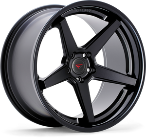 Ferrada FR3 Wheel 20x9.5 5x120 Matte Black w/ Gloss Black Lip 20mm FR32095120MB20 - FREE T-SHIRT INCLUDED!