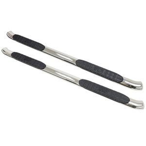 Westin PRO TRAXX 4 Oval Nerf Step Bars. Polished Stainless Steel Rocker Mount. Incl. Mount Kit And Hardware. | BCTC 21-23720