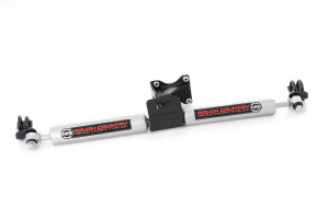 Rough Country N3 Steering Stabilizer - Dual - 2-8 Inch Lift - Jeep Wrangler JK (07-18) | DHTP 8734930