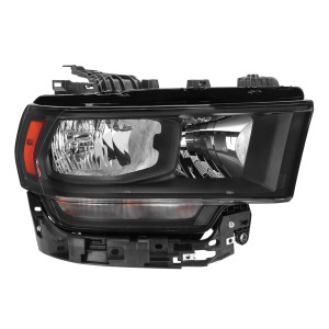 Spec-D Spec-D Dodge Ram 2500 3500 Oe Halogen Headlight Right- Blk Housing Clear Lens Amber Reflector | SPE 2LH-RAM1925JM-R-RS