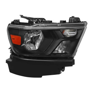 Spec-D Spec-D Up Dodge Ram 1500 Oe Halogen Headlight Right- Blk Housing Clear Lens Amber Reflector | SPE 2LH-RAM1915JM-R-RS