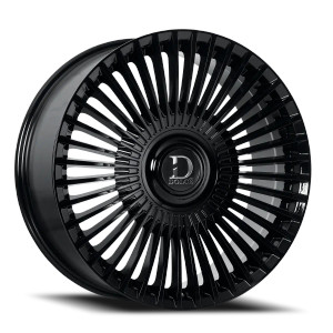 Dolce Luxury Trento Wheels Rims 26x10 6x135 6x139.7 Gloss Black 30mm | TRENTO-261036GB30