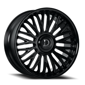 Dolce Luxury Lusso Wheels Rims 22x9 5x108 5x112 Gloss Black 35mm | LUSSO-229037GB