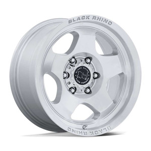 Black Rhino Br031 Sol Wheels Rims 17x8 6x139.7 Gloss Silver W/ Machined Face 20mm | BR031SD17806820