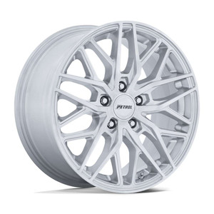 Petrol Pe004 P3E Wheels Rims 18x8 5x108 Machined Brushed Gloss Silver 40mm | PE004SD18804540