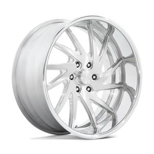 Us Mags Uf002 Bandera Wheels Rims 24x10 6x139.7 Brushed-Polished 30mm | UF002RH24007766L