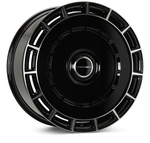 Vossen Hf9 Wheels Rims 24x10 Blank Custom Drilled Gloss Black Polished 8mm | HF9-24X100+08-D-6L-GBP