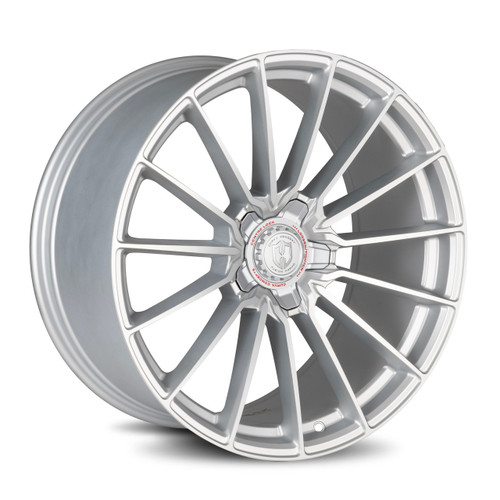 Curva Cff75 Wheels Rims 19x9 Blank Custom Drilled Silver Machined Face Satin Lacquer 28mm | CFF75-1990BLNK2873SMFS
