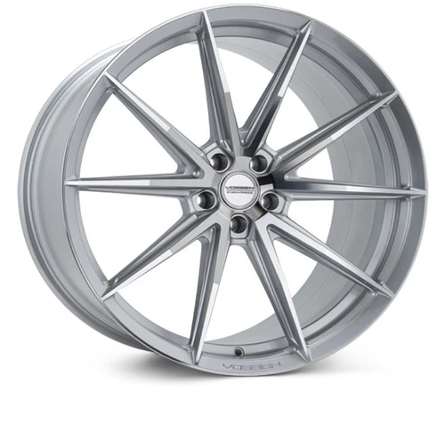 Vossen Hfx2 Wheels Rims 22x9.5 6x139.7 Silver Polished 20mm | HFX2-2G24