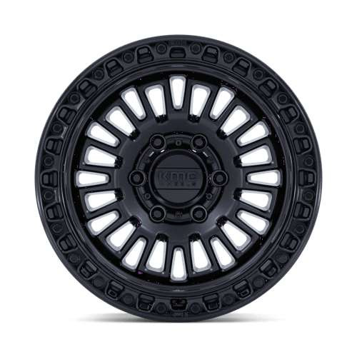 Kmc Km554 Aztec 17x8.5 6x139.7 Black Black Lip 25mm Wheels