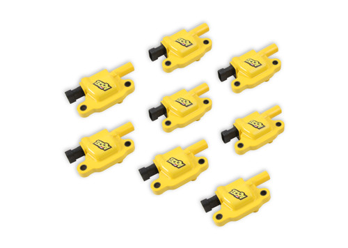 ACCEL Ignition Coils - SuperCoil GM LS2/LS3/LS7 engines yellow 8-pack | BDDP 140043-8