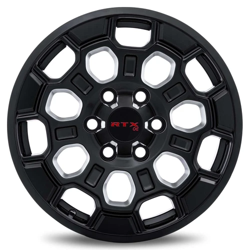 RTX Ty03 Wheels Rims 17x7.5 6x139.7 Satin Black 35mm | 083388
