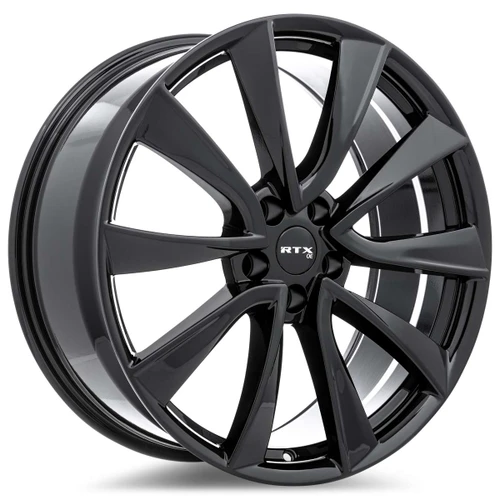 RTX Ts01 Wheels Rims 20x9.5 5x114.3 Gloss Black 45mm | 083512