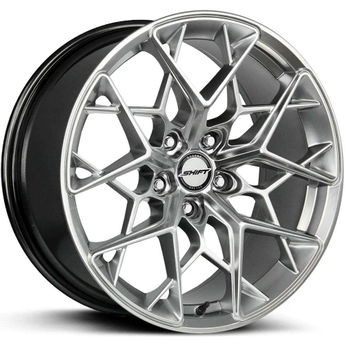Shift H35 Piston Wheels Rims 19x8.5 5x120 Platinum Silver 30mm | HF35952030PS