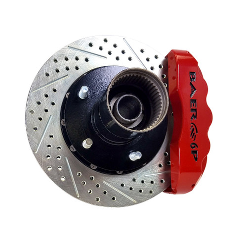 Baer Brake Systems "Baer Brakes 11.9"" Pro+ Front Brake Kit - Red" | BKCZ 4261558R