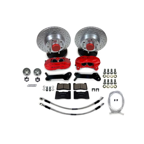 Baer Brake Systems "Baer Brakes 11"" SS4 Int Hub Front Brake Kit Silver SDZ" | BKCZ 4261648S