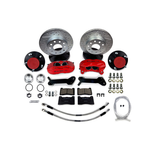 Baer Brake Systems "Baer Brakes 11"" SS4 Alum Hub Front Brake Kit Silver SDZ" | BKCZ 4261656S