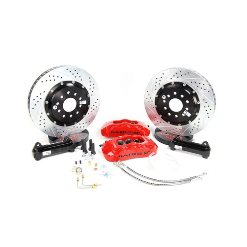 Baer Brake Systems "Baer Brakes 13"" Pro+ Front Brake Kit Red SDZ" | BKCZ 4301358R
