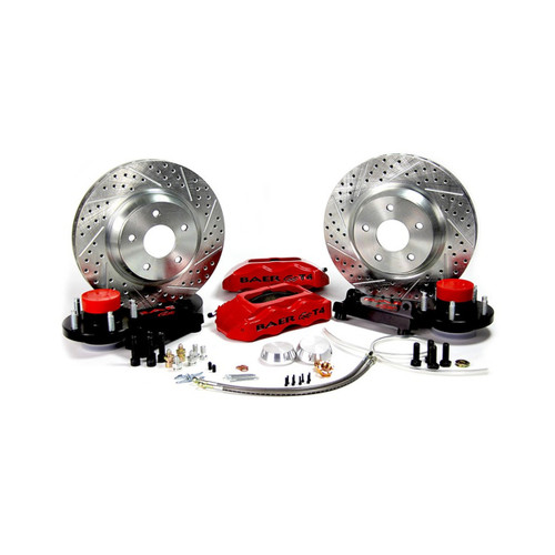 Baer Brake Systems "Baer Brakes 13"" Track4 Front Brake Kit Grabber Blue SDZ Std. Studs" | BKCZ 4301381GB