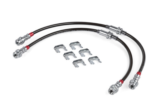 APR Braided Stainless Steel Brake Lines (Set of 2) - Front | HJQF BRK00049