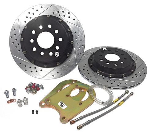 Baer Brake Systems EradiSpeed+1 Rear 2-piece Performance Brake Rotors SDZ | BKCZ 2302048