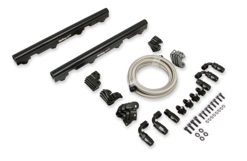 Holley EFI Billet Fuel Rail Kit for LS Truck Intake | GVMR 534-245