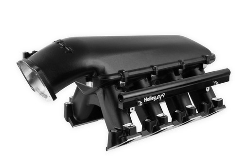 Holley EFI Holley LS Hi-Ram EFI Manifold- Black GM LS7 | GVMR 300-125BK
