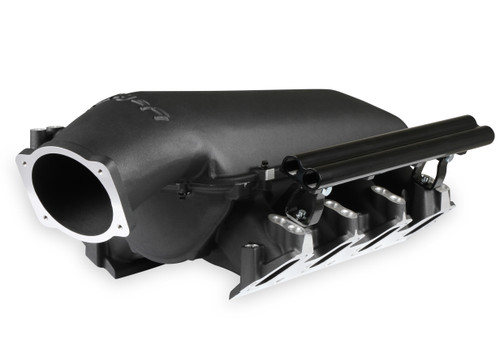 Holley EFI Holley Lo-Ram Manifold Kit Dual Injector- Black - GM LS3/L92 | GVMR 300-683BK
