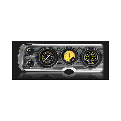 Classic Instruments AutoCross Yellow 1964-65 Chevelle Package | DTVM CV64AXY