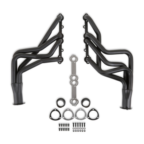 Flowtech Long Tube Header - Black Painted -1-5/8 in. x 3.0 in. | CJWH 11100FLT