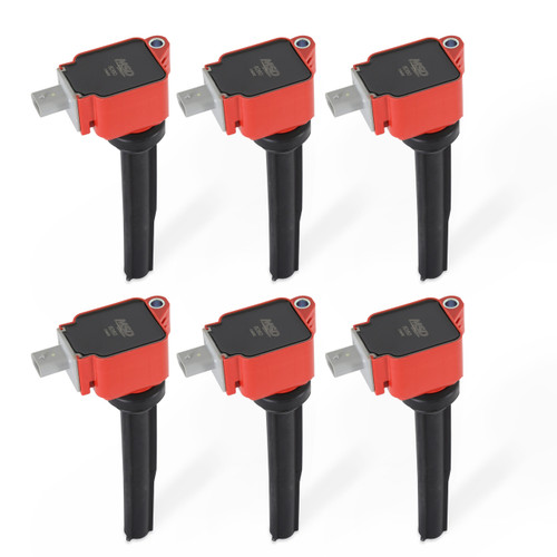 MSD Ignition Coil - Ford EcoBoost -2.7L V6 - Red - 6-Pack | BCCX 82606