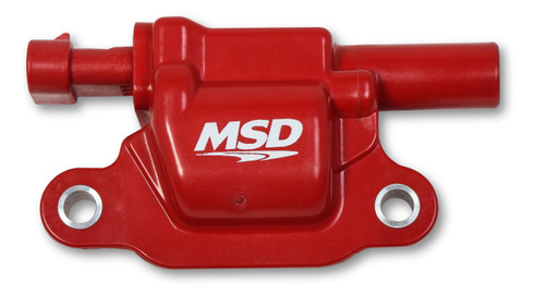 MSD Ignition Coil - Blaster Series - Gen V GDI Engine - Red - Square | BCCX 8266