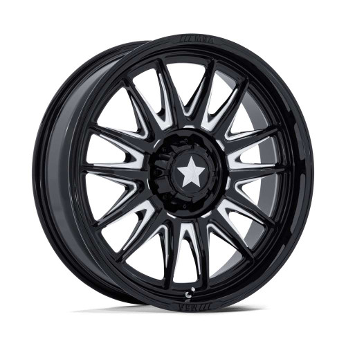 Msa Offroad M55 Commander  Atv Wheels Rims 22x7 4x137 4x156 Gloss Black Milled 0mm | MA055BE22704A00