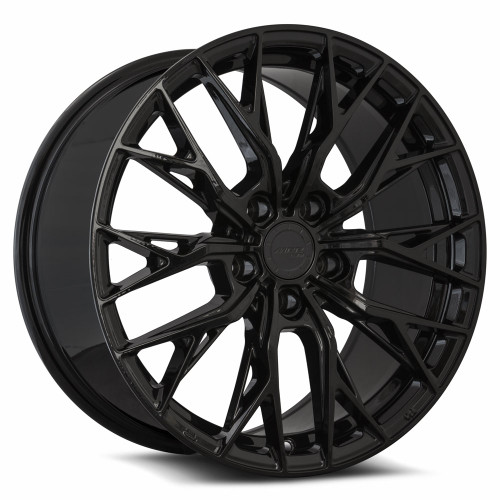 Mrr Gf5 Wheels Rims 19x8.5 5x114.3 Black 20mm | GF0519855xx20BK-51420