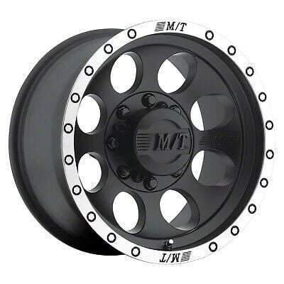 Mickey Thompson Classic Baja Lock Wheels Rims 16x10 6x139.7 Matte Black With Simulated Beadlock -25mm | EC 90000020081
