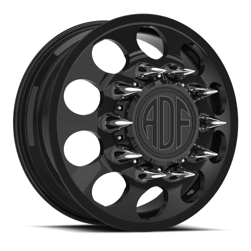 Adf Dually Big Mac Wheels Rims 26x8.25 8x200 Gloss Black 132mm