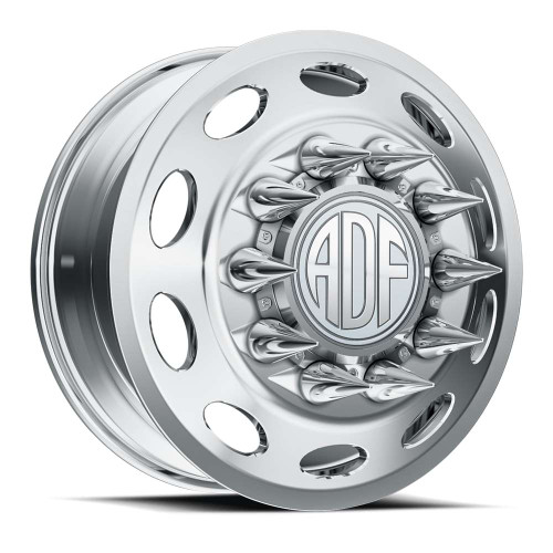 Adf Dually Peterson Wheels Rims 28x8.25 10x225 Polished 132mm