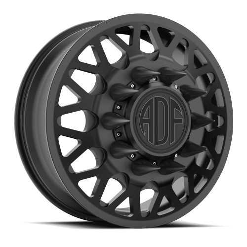Adf Dually Hot Shot Wheels Rims 20x8.25 8x275 Satin Black 145mm