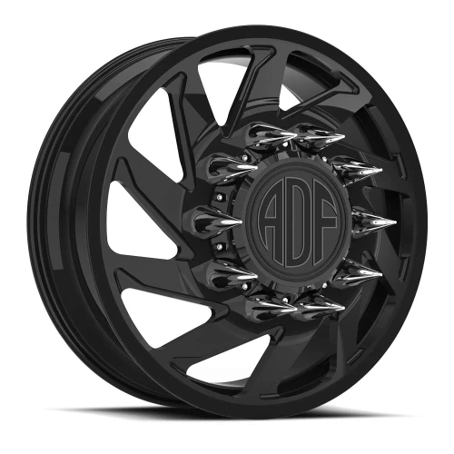 Adf Dually Contractor Wheels Rims 20x8.25 8x275 Gloss Black 145mm