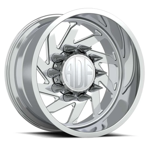 Adf Dually Contractor Wheels Rims 24x12 8x275 Polished -40mm
