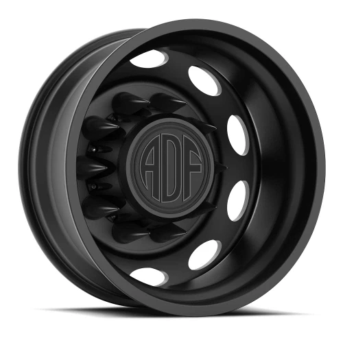 Adf Dually Peterson Wheels Rims 24.5x8.25 10x285.75 Satin Black -168mm