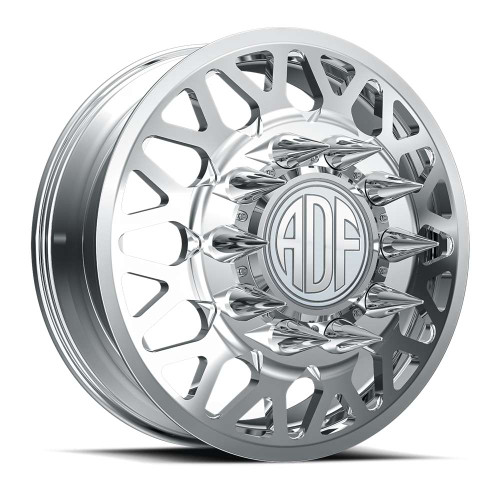 Adf Dually Hot Shot Wheels Rims 22x8.25 8x200 Polished 145mm
