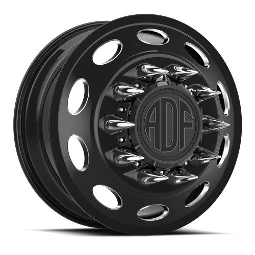 Adf Dually Peterson Wheels Rims 26x8.25 8x165.1 Gloss Black/Machined 132mm