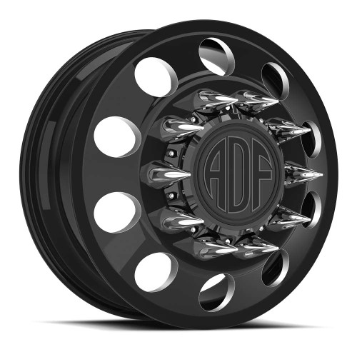 Adf Dually Classic Wheels Rims 28x8.25 8x210 Gloss Black/Machined 132mm