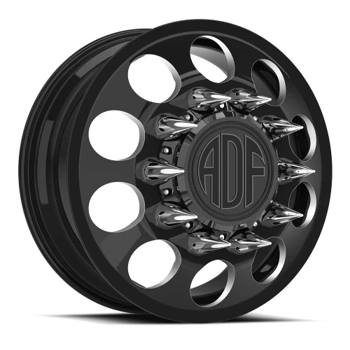Adf Dually Big Mac Wheels Rims 26x8.25 8x275 Gloss Black/Machined 132mm