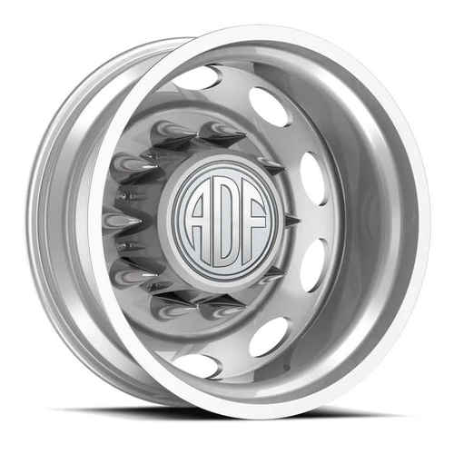 Adf Dually Peterson Wheels Rims 24x8.25 10x225 Hyper Silver -167mm