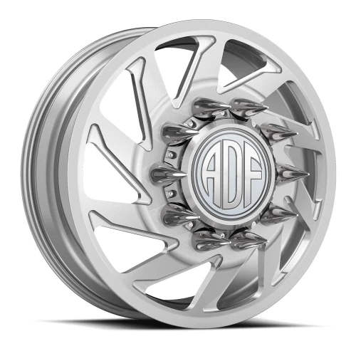 Adf Dually Contractor Wheels Rims 20x8.25 8x210 Hyper Silver 145mm
