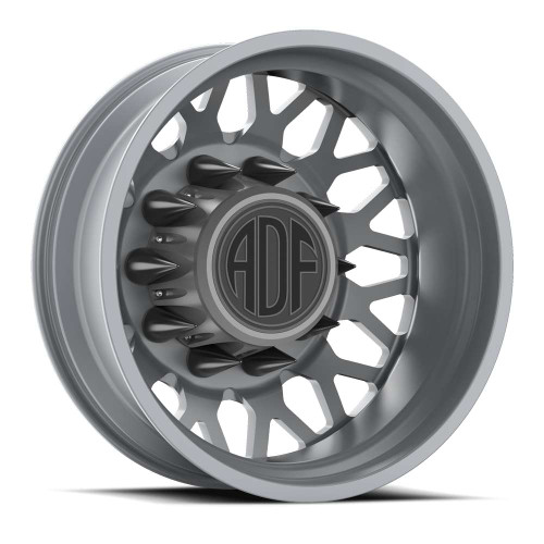 Adf Dually Hot Shot Wheels Rims 22x8.25 8x165.1 Gunmetal -168mm